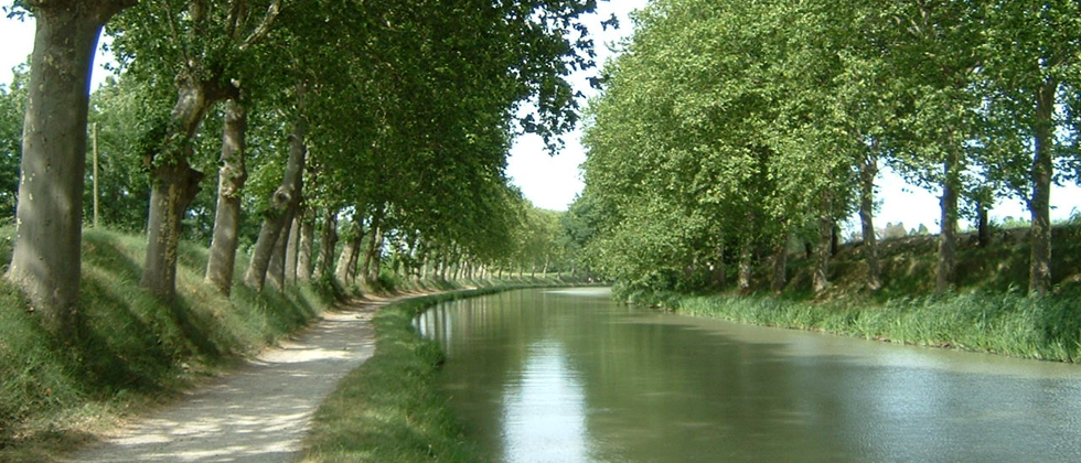 The nearby Canal Du Midi